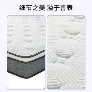 梦神床垫2CM加厚乳胶弹簧床垫椰棕垫硬垫席梦思床垫1.8米床逐梦