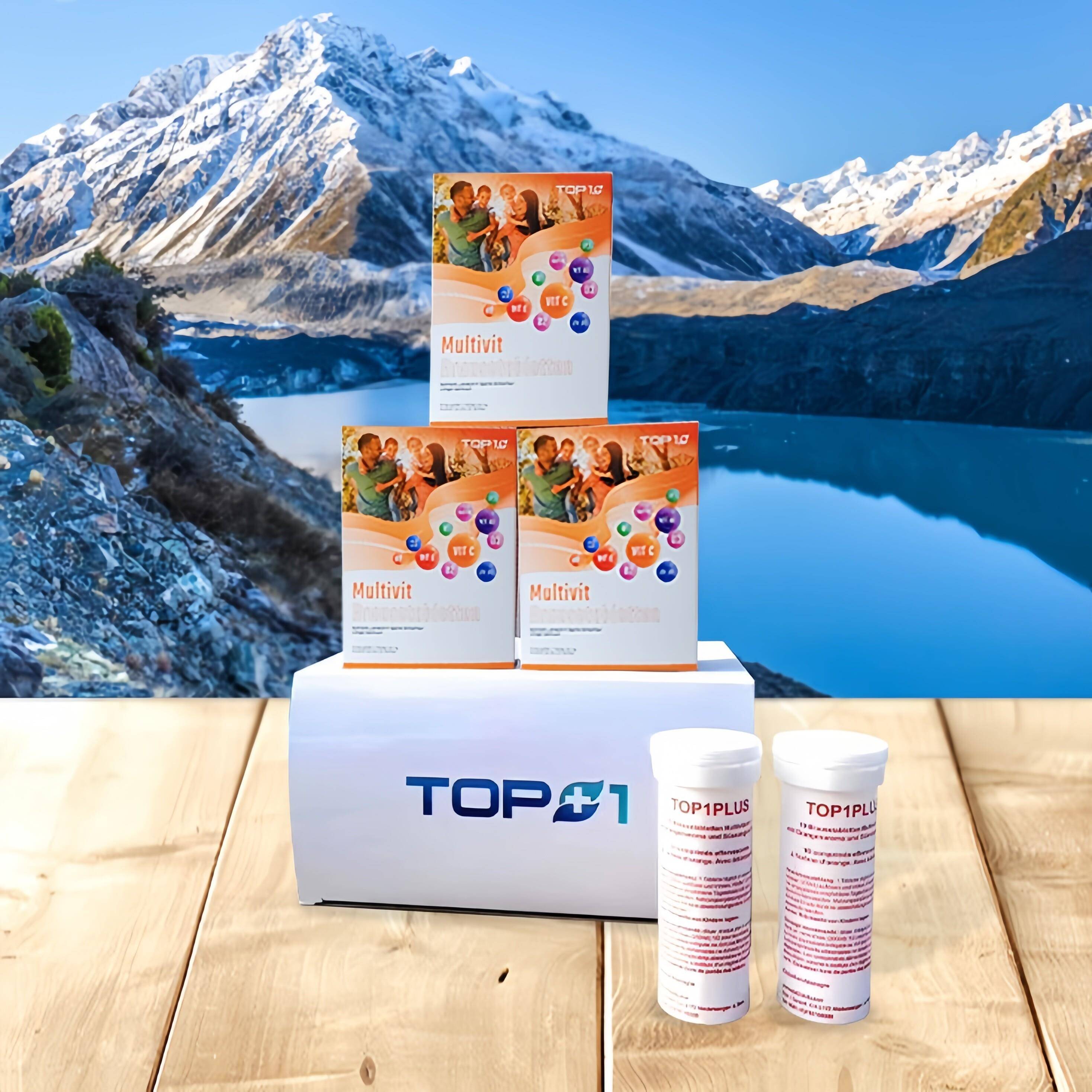 活动高能素TopPLUS多维综合维生素发泡锭20片/盒高能素瑞士药店款