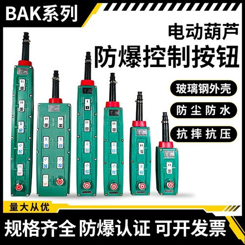 起重机行车防爆电动葫芦控制手柄操作按钮开关BAK21/31/41/51/71