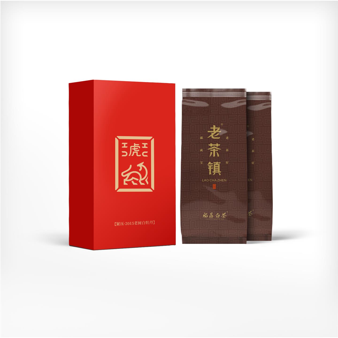 老茶镇®镇馆宝字号 2015年稀缺白牡丹老白茶福鼎白茶茶叶 虎宝