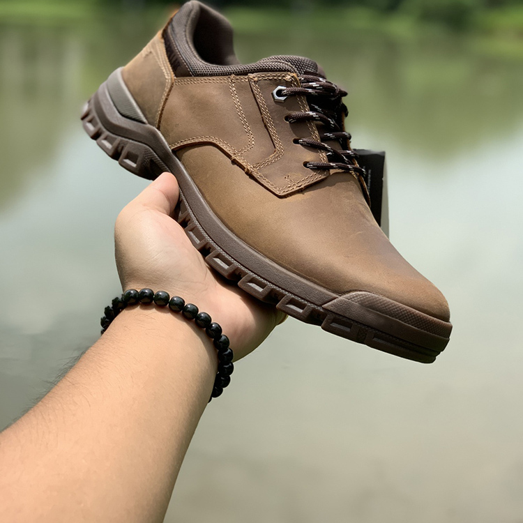 头层牛皮工装鞋男鞋透气舒适