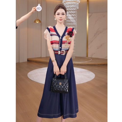 【芙娜妮】2026新款气质衬衣新中式女汉服套装春夏款套装F2620407