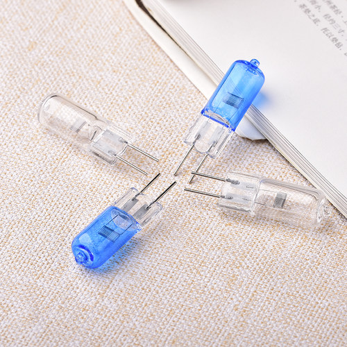 卤钨灯24v150w灯珠插脚250w无影灯泡投影仪机床灯泡卤素灯插泡