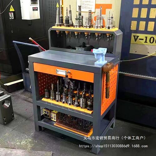 cnc钳工台加工中心辅助工作台钳工操作台BT30工具桌锁刀座台刀架