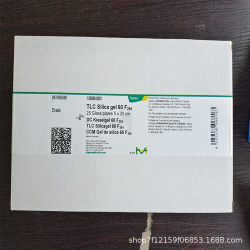 1.05721.0001色谱科Merck硅胶薄层层析板20*20cm硅胶60 TLC板