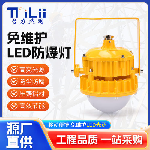 BPC8767LED防爆平台灯50W油田化工钻井电厂BPE8767防水应急平台灯