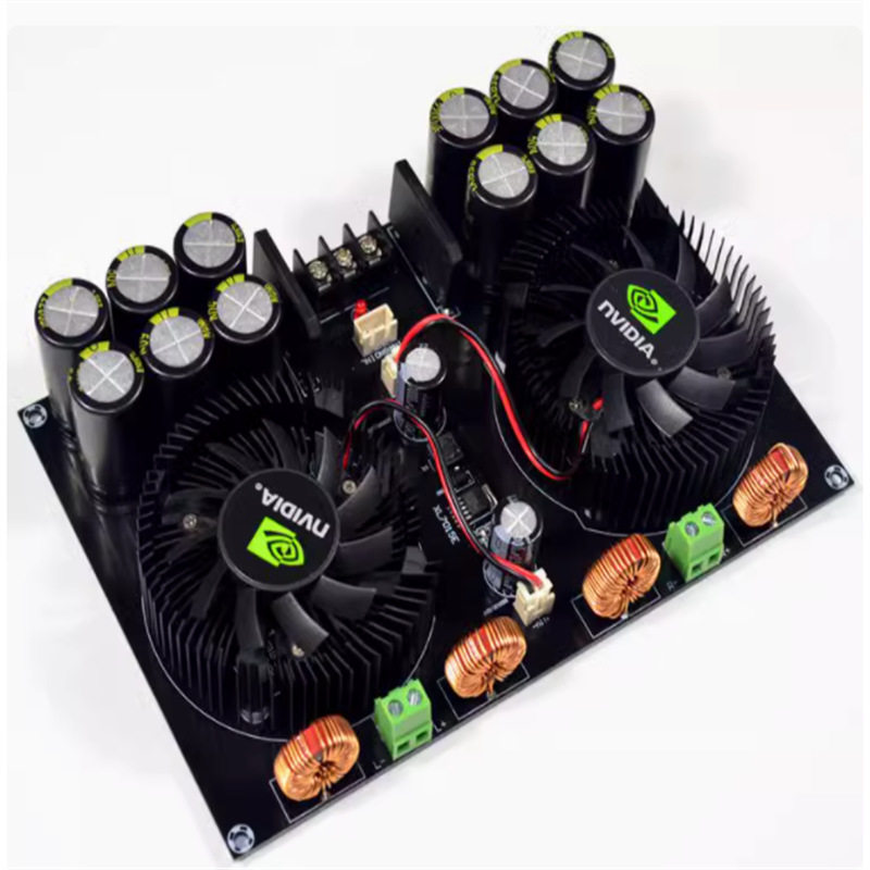 TDA8954 420W + 420W 2.0 D类 数字 功放板（风扇散热款）特价款