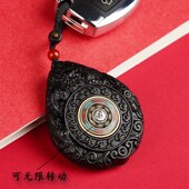 龙鱼款 朱砂本命佛汽车钥匙扣十二生肖守护神包包挂件平安福护身符