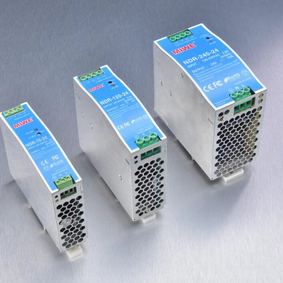 开关电源导轨式NDR系列75W120W240W480W5V12V24V36V48V质保五年