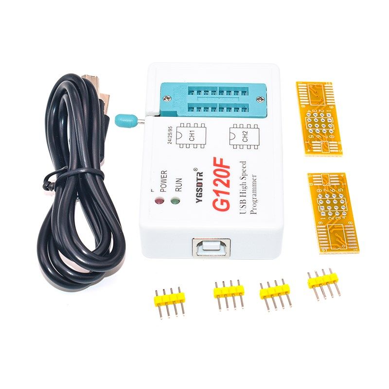 G120F编程器 BIOS SPI FLASH 24/25/95存储器USB读写烧录器