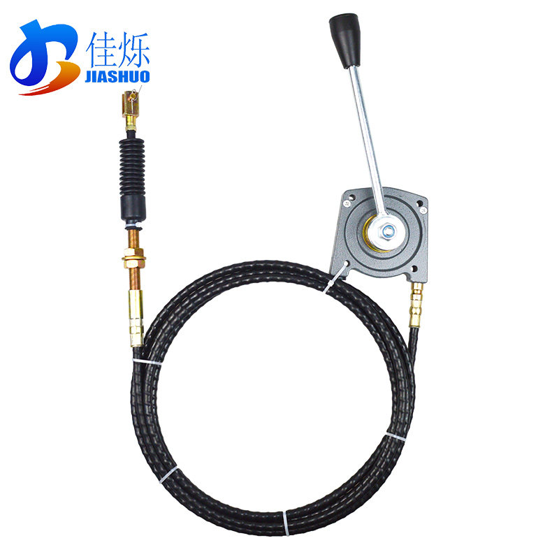 佳烁软轴挖掘机压路机手油门拉线油门控制器推拉手动油门定位手柄