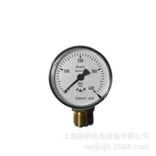 0-400mbar DUNGS冬斯 KP80压力表 燃烧器气压表 接口1/2