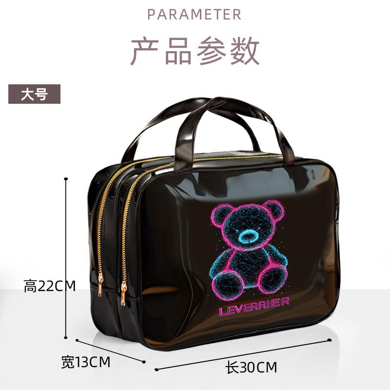 洗漱包干湿分离洗澡澡堂拎包男浴兜出差旅行女防水浴包便携收纳袋