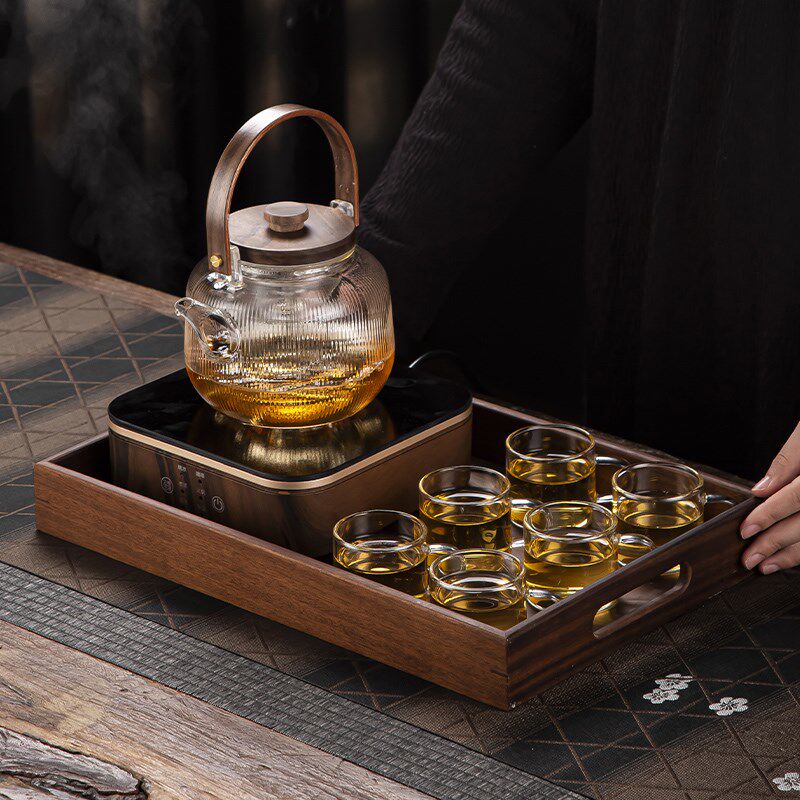 煮茶壶2024新款煮茶器煮茶炉烧水养生壶多功能家用玻璃老白茶煎药