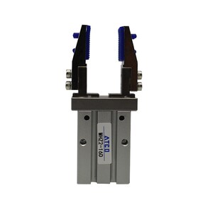 手指气缸平行夹爪治具夹头MHZ2 25D支架加宽内撑外夹具