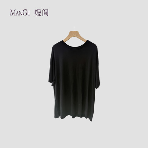 MANGE缦阁 夏季慵懒风宽松显瘦百搭短袖T恤女上衣3907