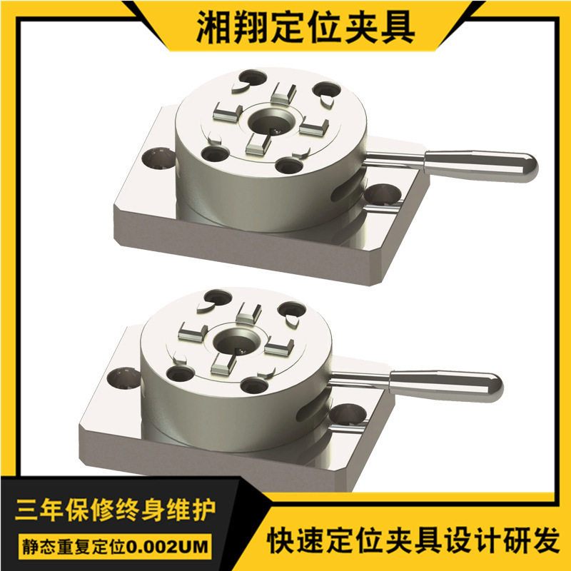 跨境直销D100CNC手动卡盘  批发电脑锣精准定位工装夹具手动卡盘
