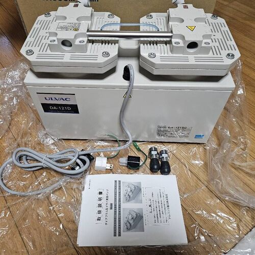 全新现货 ULVAC爱发科DA-121D隔膜式干式真空泵 标准型（两级式）