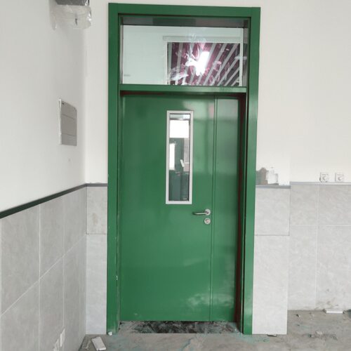 学校钢质门宿舍门静电喷塑门扇牢固不晃动防撞击巨梦生产厂家