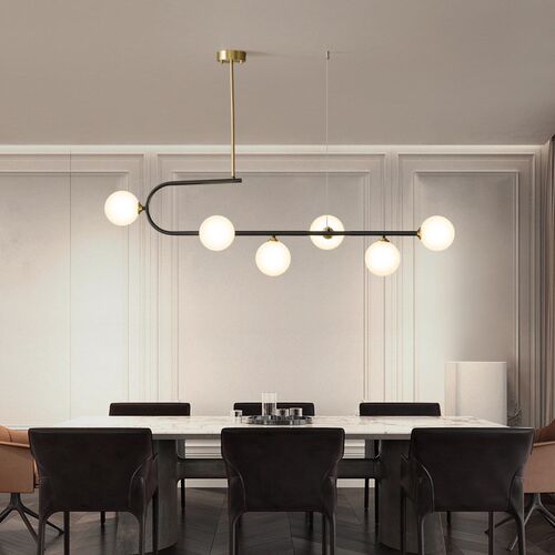 中山工厂直销loft全铜餐厅现代简约饭厅灯餐桌灯吧台北欧创意艺术