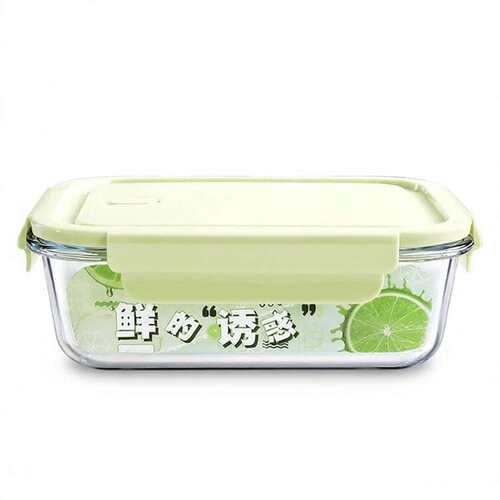 透明耐高温微波炉保鲜饭盒带盖