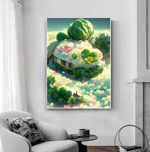 多肉花园十字绣2023新款线绣客厅小幅卧室植物饭厅小件自己绣手工