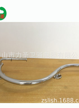 多功能安全扶手 S型扶手带纸巾挂钩纸巾架 洗手间浴室抓杆不锈钢