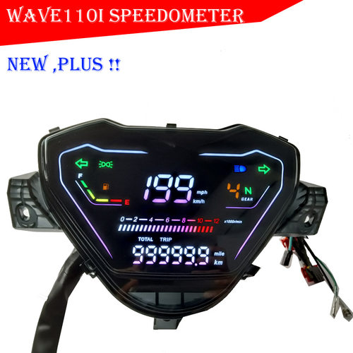 WAVE110i(2019-2025)摩托车仪表总成电子码表防水速度计车速表