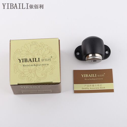 依佰利简约黑色明地吸超短门吸隐形卫生间防撞门挡强磁顶门器门碰