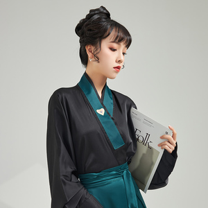 斜塘衣庄【清丝】飞机袖春季国风汉服宋制马面裙改良版汉元素女装