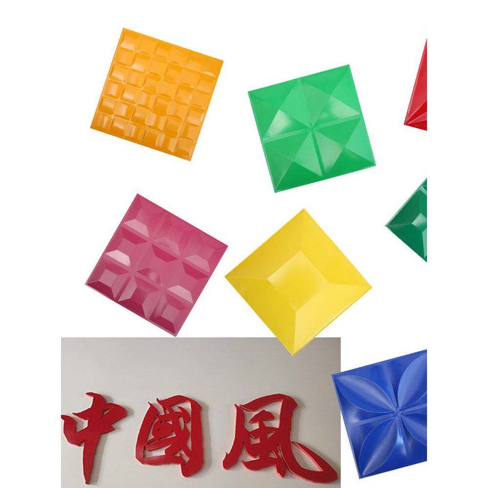 三维扣板门头广告牌招牌底板材料彩钢扣板铁长条定做扣条树脂扣板