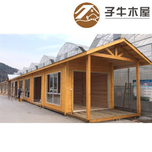 子牛木屋集成房屋木质休闲茶室农家乐活动房来图定制加工活动板房