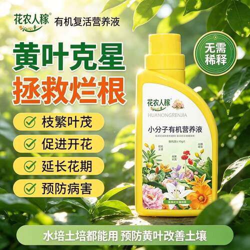 【拍一发三】小分子有机复合肥家庭园艺促生长温和护不伤根苗YG3