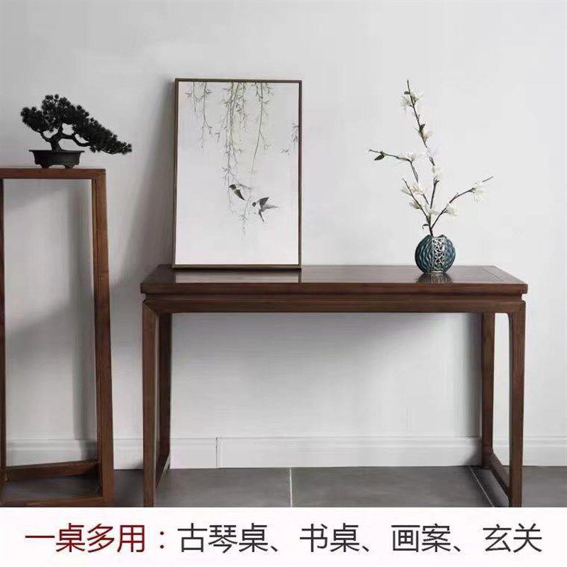 古筝琴桌实木共鸣琴桌中国国学桌书法画桌中式禅意风格国画桌
