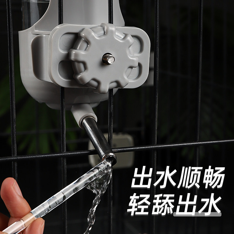 狗狗喝水器宠物挂式饮水机猫咪悬挂水壶不湿嘴饮水器自动喂水神器