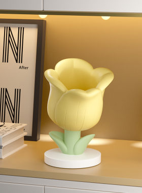 郁金香玄关钥匙收纳摆件入户门鞋柜电视柜客厅家居装饰品新居礼品