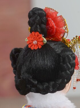中国风特色北京绢人京剧娃娃戏曲人偶黑神话孙悟空摆件送老外礼品