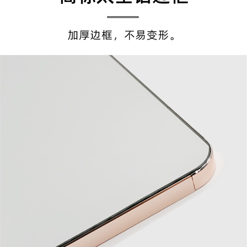 穿衣镜全身镜衣柜镜子内装收缩隐形导轨翻转镜推拉滑轨折叠试衣镜