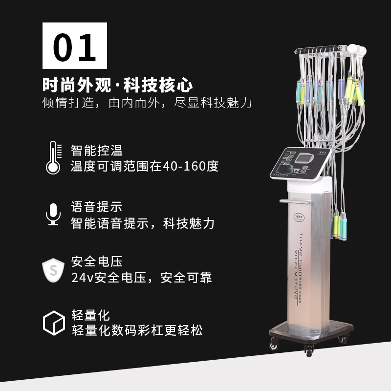 新款数码烫发机24v一键智能烫发机热烫机艾文热烫发廊陶瓷烫发机