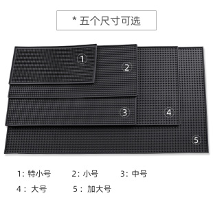 barber防滑垫子桌面吧台摆放垫发型师推剪美发工具收纳垫理发用品
