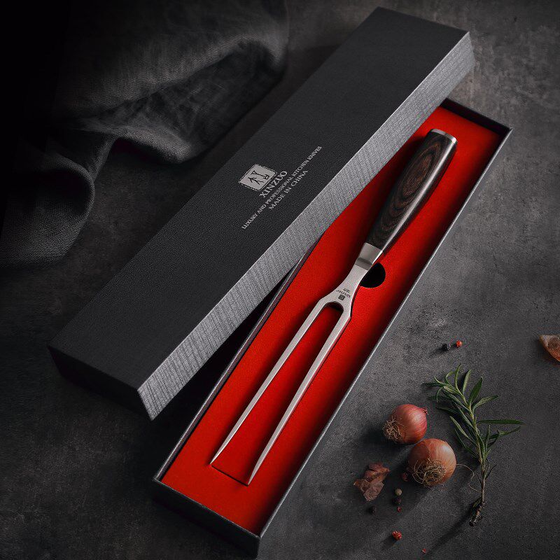 信作大肉叉不锈钢烤肉叉分肉叉烧烤工具烤鸡叉西餐牛扒叉厨房工具