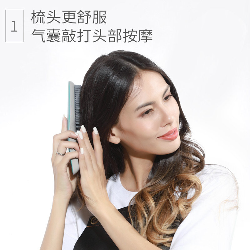 梳子女士专用长发卷发梳子美发大齿防静电按摩梳网红款接发专用梳