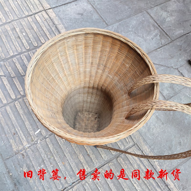 旧背篓竹制旧竹编竹篓竹筐收纳筐装饰工艺品新款包邮特色舞蹈精致