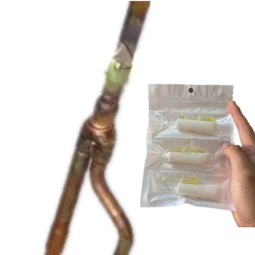 铜管断裂修复专用金属胶替代焊接牢固抗压耐高温空调管油管补漏胶
