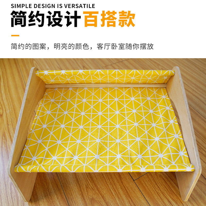 猫吊床宠物猫咪用品大全猫床公主床小狗狗木床创意可爱猫窝狗窝