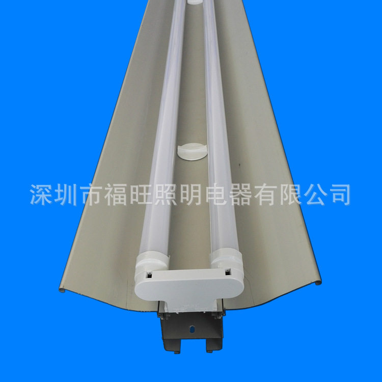 LED线槽灯超市灯 线槽桥架灯支架 超市线槽灯外壳 厂家现货图片