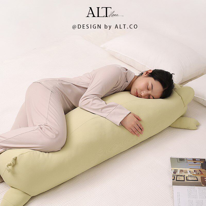 猪猪抱枕长条枕女生睡觉专用床上孕妇夹腿侧睡靠枕头男生款可拆洗