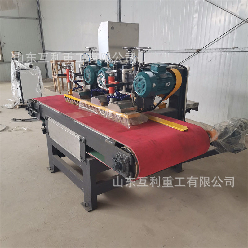 数控三刀工业石材切割机数控操作瓷砖切割磨边机台式无尘建筑切割