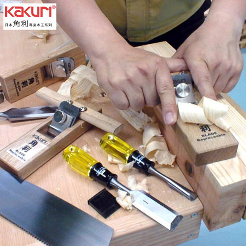 角利KAKURI 12514WH木工刨手工鲁班刨 原木刨刀拉刨 中木刨180X42