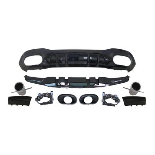 适用于奔驰W177AMGA3519-20A级后扩散器+扰流板+排气尾唇